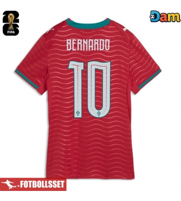 Portugal Bernardo Silva #10 Hemmatröja Dam VM 2026 Kortärmad